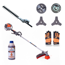 POWER PACK 8: Orilladora Desbrozadora de arnés ergonómica y nivel de ruido bajo 1.7HP Modelo vB430A + KIT CORTASETOS ARTICULADO van Beek