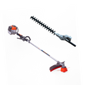 Pack desbrozadora van Beek vB330A con cabezal cortasetos multiángulo de 270°