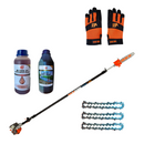 POWER PACK PODA Podadora de Altura de 4.3 metros de largo y ancho de corte de 25cm Modelo vB270 + 3 Cadenas de 10" van Beek