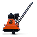 Fotografía con fondo blanco de la Placa compactadora van Beek.