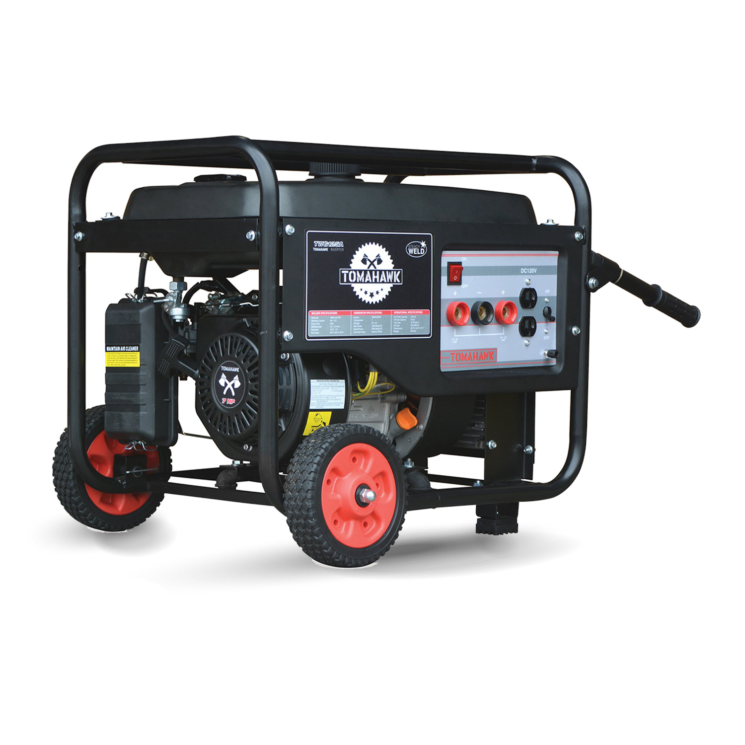 Motosoldador 120 Amperes / Generador 2,2Kw Tomahawk Power TWG120A
