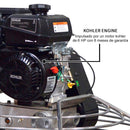 Helicóptero Alisador de Pavimento 6HP aspas de 36" + bandeja flotante Modelo vBK950 van Beek