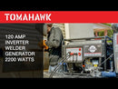 Motosoldador 120 Amperes / Generador 2,2Kw Tomahawk Power TWG120A