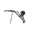 Regla alisadora de aluminio para Concreto de 2.4 metros de largo + Motor de 4 tiempos 1.8HP Modelo TvB8-T van Beek